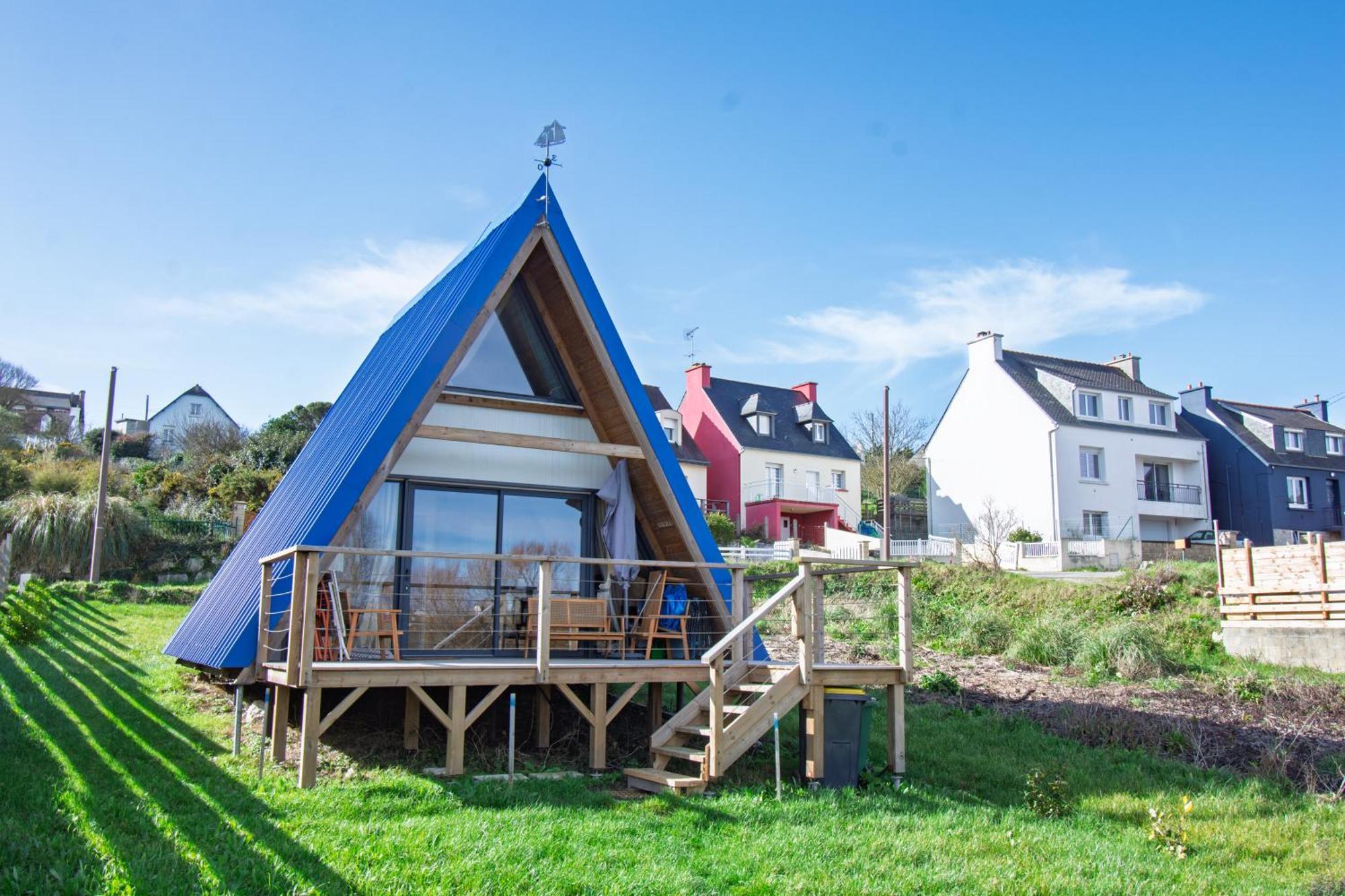 Вилла Le Tipi Bleu Tiny House Neuve Avec Terrasse Et Jardin Камаре-сюр-Мер Экстерьер фото
